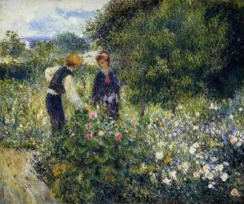 皮埃爾 奧古斯特 雷諾阿 Picking Flowers 皮埃爾 奧古斯特 雷諾阿 Picking Flowers